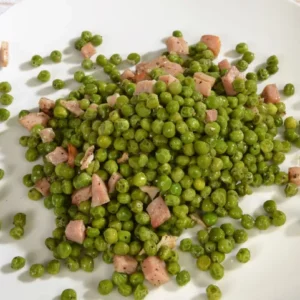 Piselli e prosciutto